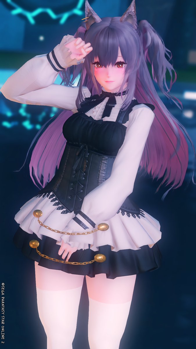 tomomi_games's tweet image. #PSO2NGS #PSO2NGS_SS 
#メンテの日なのでssを貼る
メインキャラとサブキャラ