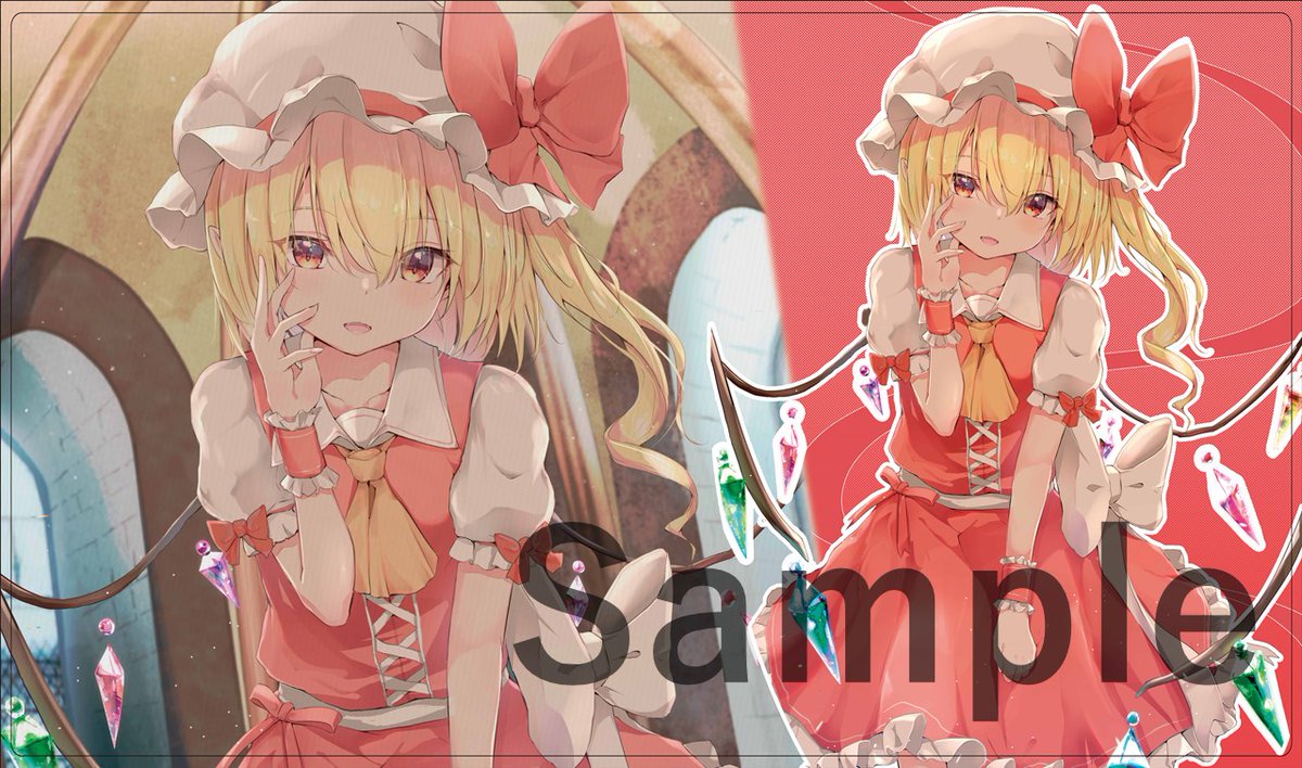 【フォロー&リツイートキャンペーン】
白詰草のアカウントをフォローして頂き、合わせてこのツイートをリツイートして頂いた方の中から1名様に、コミケにて頒布予定の伊代様(@emon3146)のスリーブとプレイマットをプレゼント致します!締め切りは8月14日までです! 