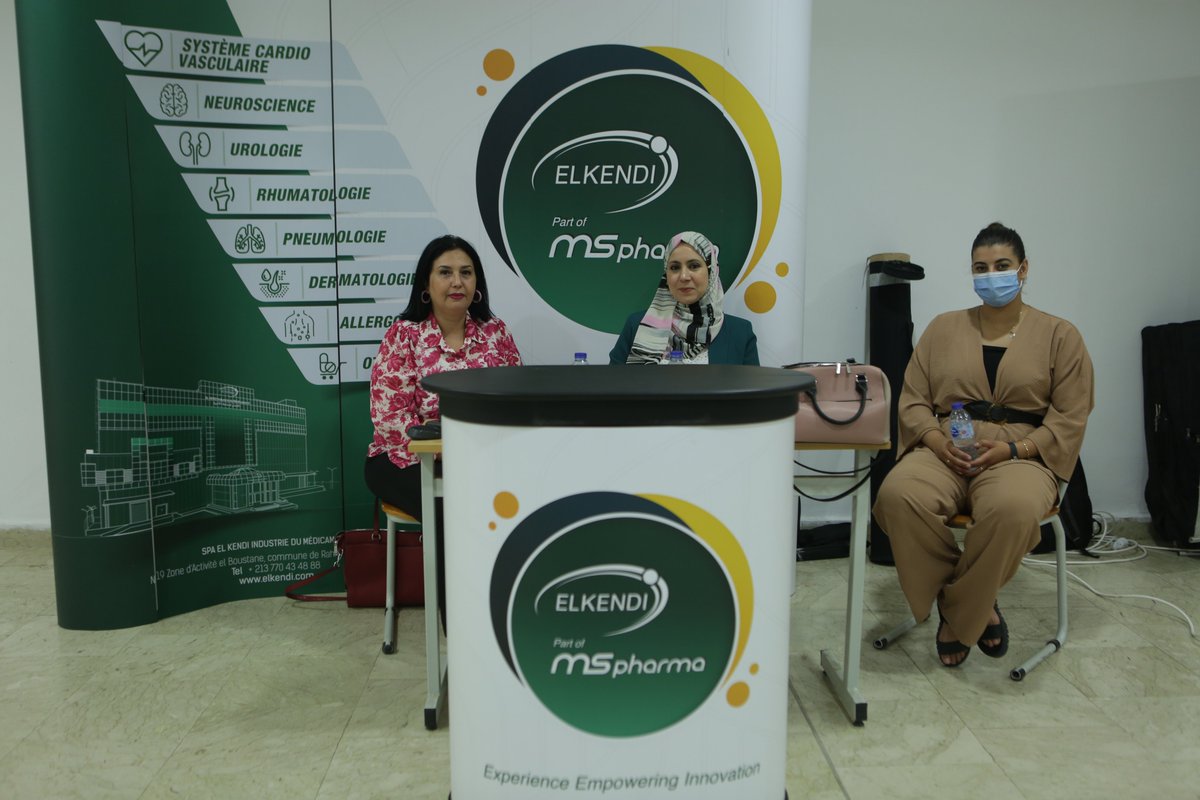 MSPharma__'s tweet photo. Part of El Kendi's participation in the open day of the Faculty of Pharmacy at Algiers University out of its belief that investments in education pay off in the form of future prosperity for the pharmacy industry.
Read more: https://t.co/gMasjvRbjU
#mspharma #Pharmaceutical https://t.co/JH7UkkZSdF