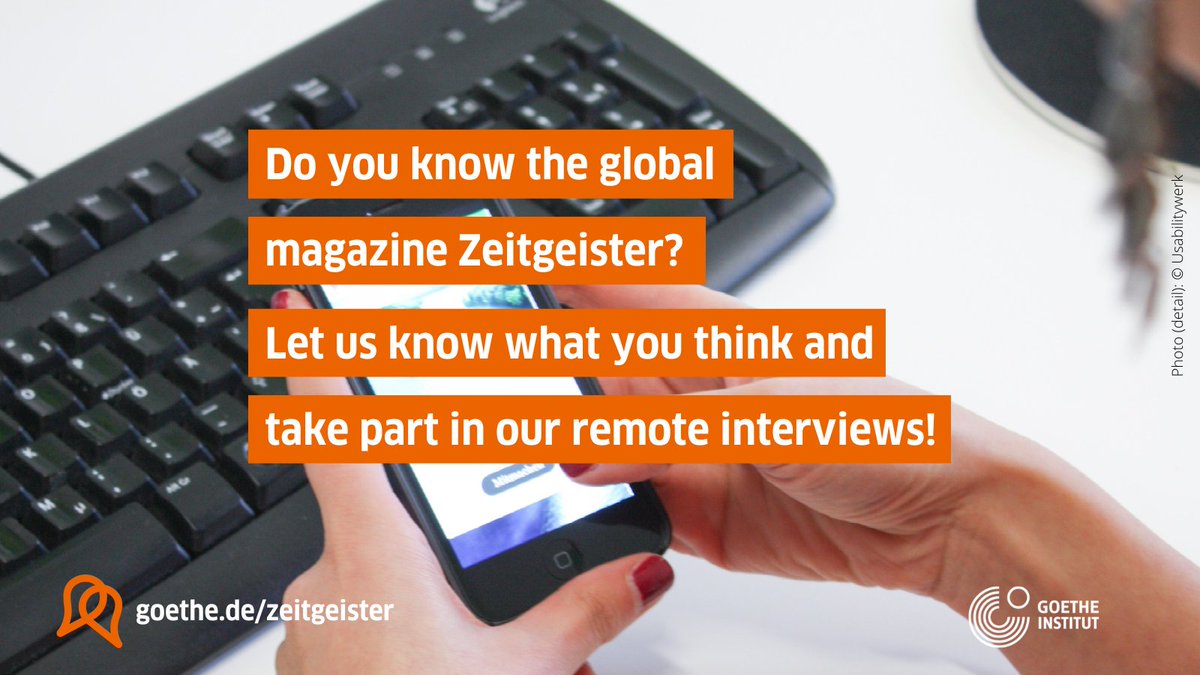 Regarding remote interviews we are looking for people who would like to take a deeper look into #Zeitgeister. The interviews will be compensated. Please contact us! Mail: almut@usabilitywerk.de | Telefon/WhatsApp/Telegram/Signal: +49 (0)172 – 693 46 93