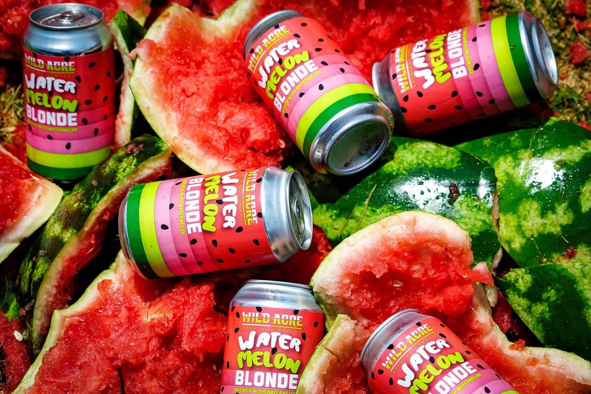 IN STORES NOW, Watermelon Blonde! We took our Texas Blonde base and fermented it with a healthy amount of fresh watermelon juice to deliver the ultimate Summertime refresher. We took out the seeds just for you! #brewedwherethewestbegins #yeehawfresh #texascraft