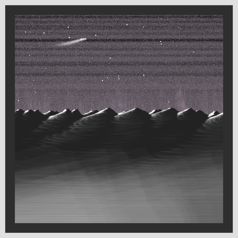 PlayManNFT's tweet photo. Black⚫️White⚪️Comet☄️Stars✨ Fog🌫️
#wip #fxhash #generativeart https://t.co/38E6KJT2YJ
