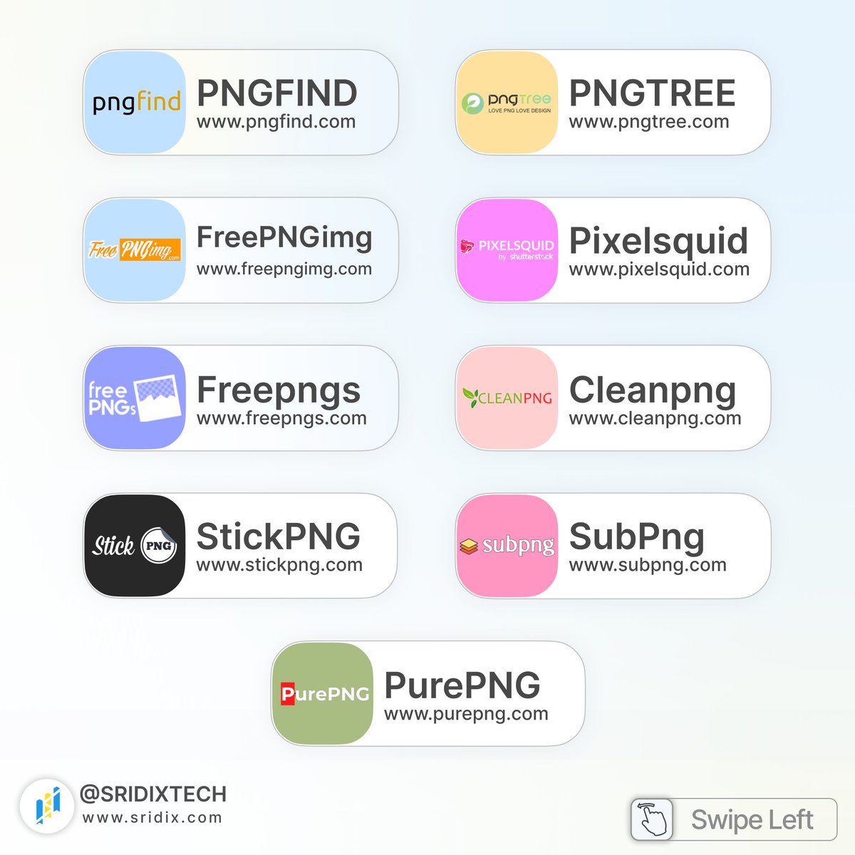 SridixTech's tweet photo. Best website to get free PNG images. 👉🏻

#png #pngs #bestwebsite #pngsforeditors #editography #freeimages #websiteimages #imagesofnyc #pngimages #itcompany #itservices #pngstyle #pngtree #pixelsquid #freepngimg #freepngs  #stickpng #purepng #sridixtechnology #sridixtech #freepng https://t.co/JKfVBPTr8Y