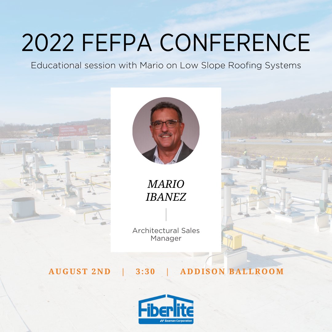If you are attending FEFPA, join Mario Ibanez at 3:30 today!