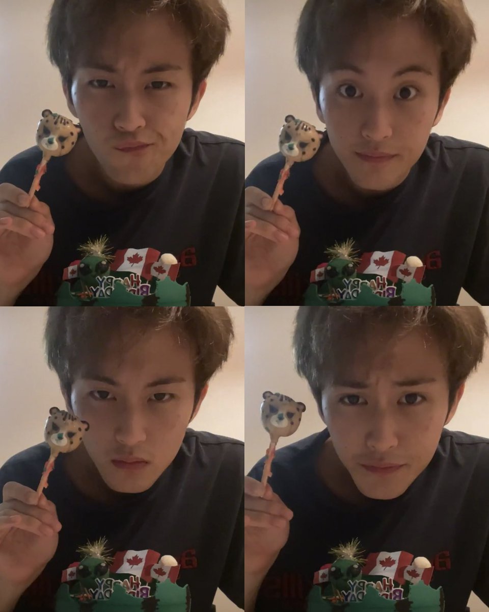 mark imitating the cheetah pls he's so cute