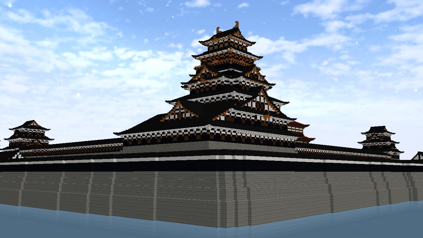 六原建築 和風現代建築 1年間で10回以上増改築を重ね最終形態 暫定 となった城 場所だけは大体変わってない マイクラ Minecraft 和風建築 城 T Co Y1vf2tbc3m Twitter