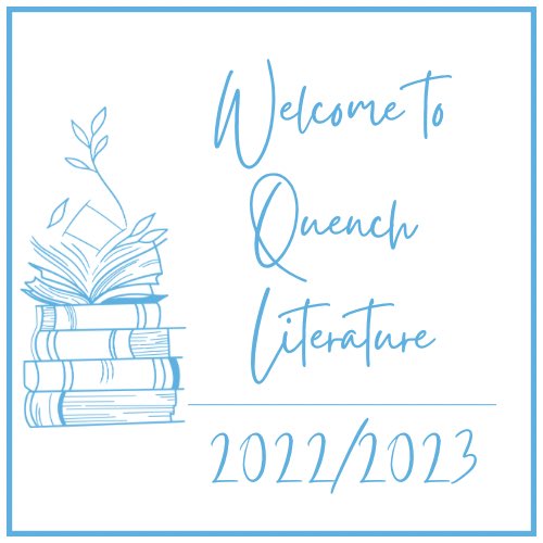 Hey everyone! We’re really excited to introduce the new Literature Section team and begin the new year! Stay tuned for more updates on what’s to come at Quench📚
