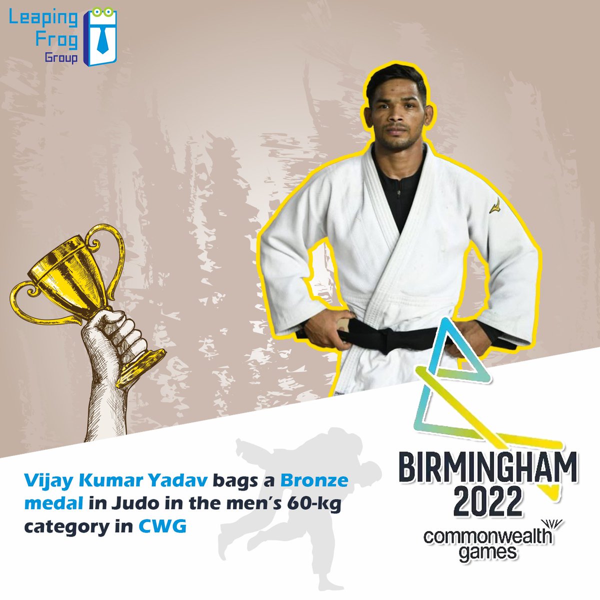 leapingFrogSAP's tweet photo. 𝘾𝙤𝙣𝙜𝙧𝙖𝙩𝙨 &amp; 𝘽𝙚𝙨𝙩 𝙒𝙞𝙨𝙝𝙚𝙨 🎉🤝 to our Indian Contingent for showing such exceptional achievements.

#cwg2022 #commonwealthgames2022 #CommonwealthGames https://t.co/vQTI81CDOm