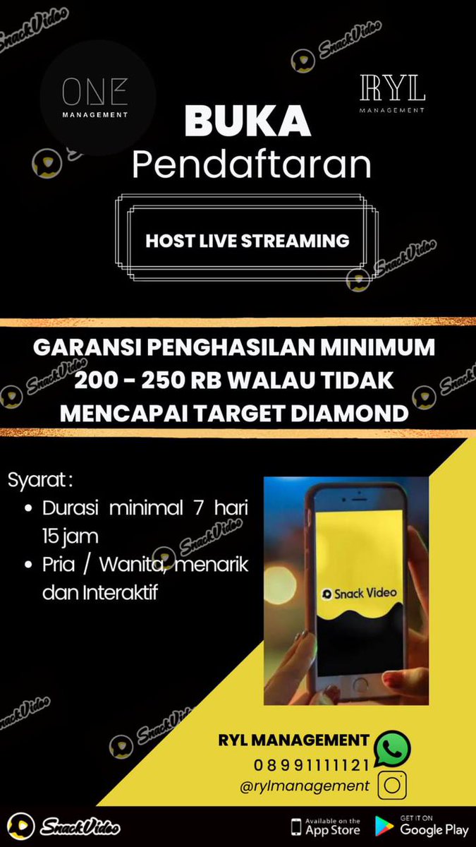 satu agency Job Info tweet media