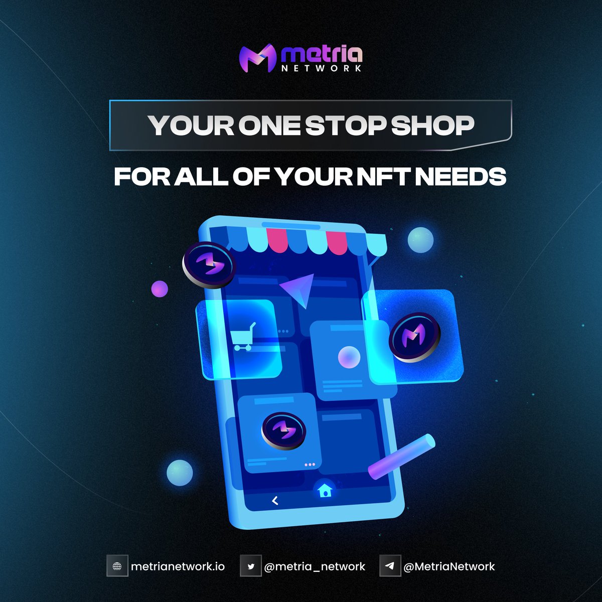🤷🏻‍♀️A marketplace should really have em’ all right?

💪🏼That’s why Metria’s #NFT Marketplace enables transfers of assets between blockchain networks! 

⛓It’s a one-stop shop for NFTs &amp; tokens to interoperate, exchange value, &amp; build a long-term liquidity marketplace!📈