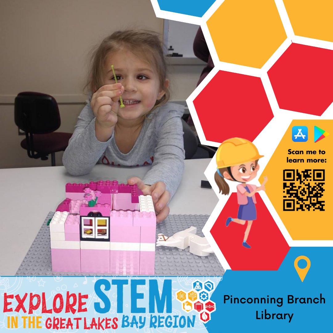 stemgreatlakes's tweet photo. Join the STEM Passport Scavenger Hunt! Explore STEM activities at #PinconningMI Library!

From now to 8/31, download the #STEMPassport App, check in at one of the 26 passport locations to be counted to win prizes.

Download the STEM Passport App:
https://t.co/auTpmr7MRw https://t.co/RswNNPFIsj