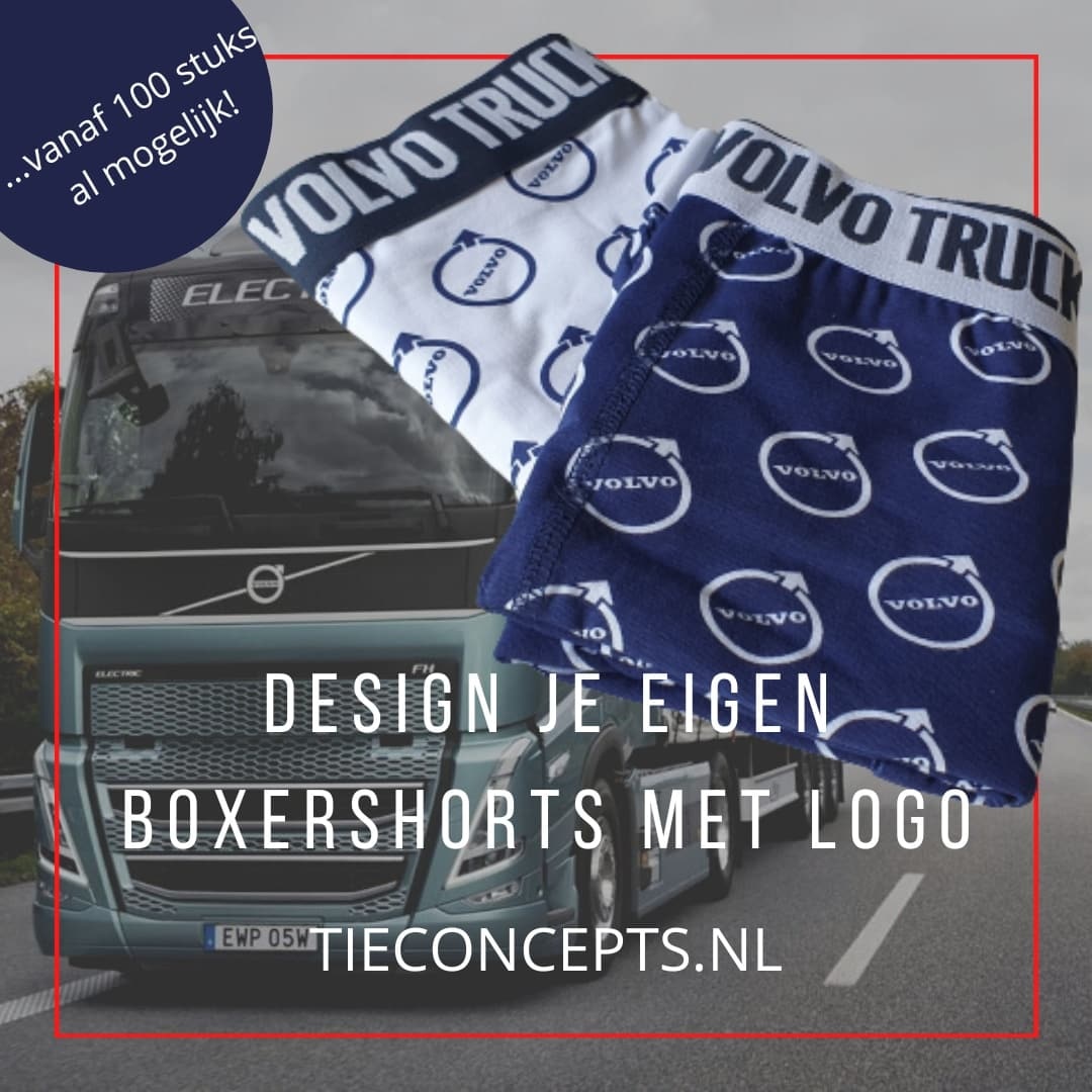 Ontwerp je eigen boxershorts met logo va 100 stuks tieconcepts.nl/producten/boxe…

#boxershorts #volvo #boxers #relatiegeschenken