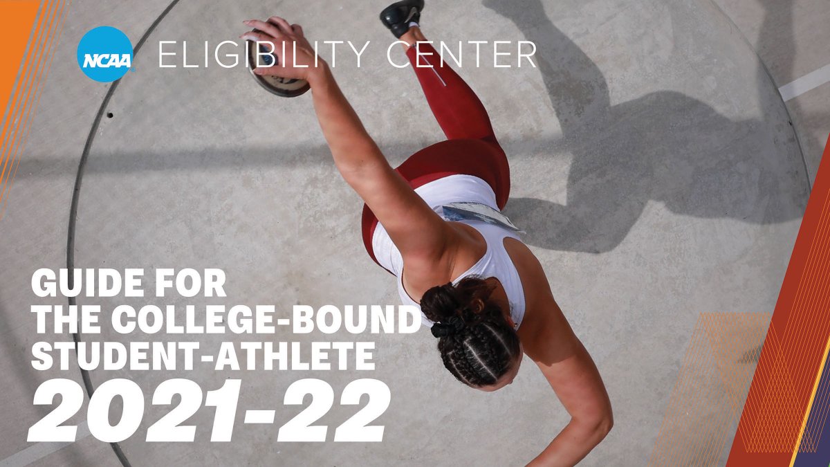 The Guide for the College-Bound Student-Athlete is a great resource for questions on the <a href="/NCAA/">NCAA</a>, <a href="/ncaaec/">NCAA Eligibility Center</a> registration and academic requirements.

➡️ on.ncaa.com/CBSA