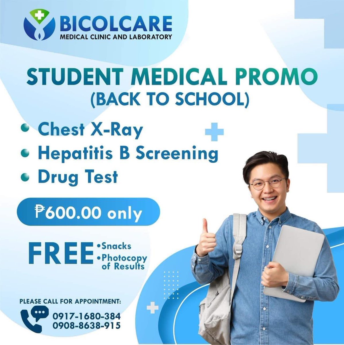 nagacitydeck's tweet photo. BICOLCARE at CBDII fronting Bicol Central Station is your one stop shop for your medical needs! Lab services, consultation and other procedures are  readily available here. Visit https://t.co/fV1KpLiCY3 for more details https://t.co/YxyacZEy1N