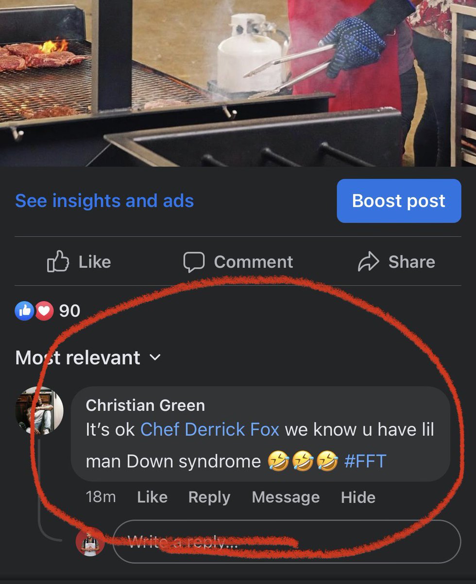 Chef Derrick Fox tweet media