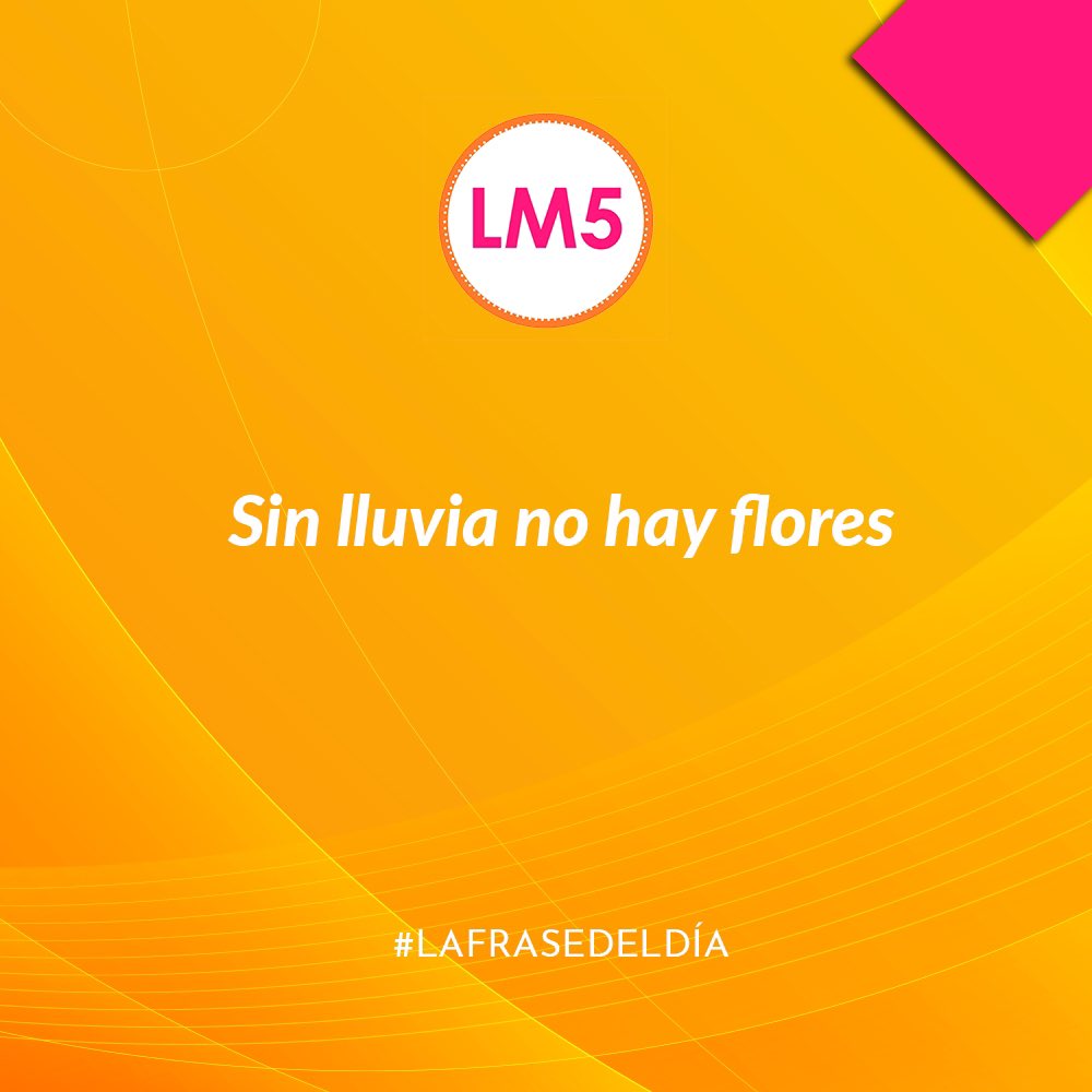 lasmananasdel5's tweet photo. FRASE DEL DÍA | ¡Buenos días, mañaneros! 

#FraseDelDia #LaFraseLM5 #Honduras #Martes #AgostoLM5 #YoAmoLM5 #LM5 https://t.co/yZNzuAzEpj
