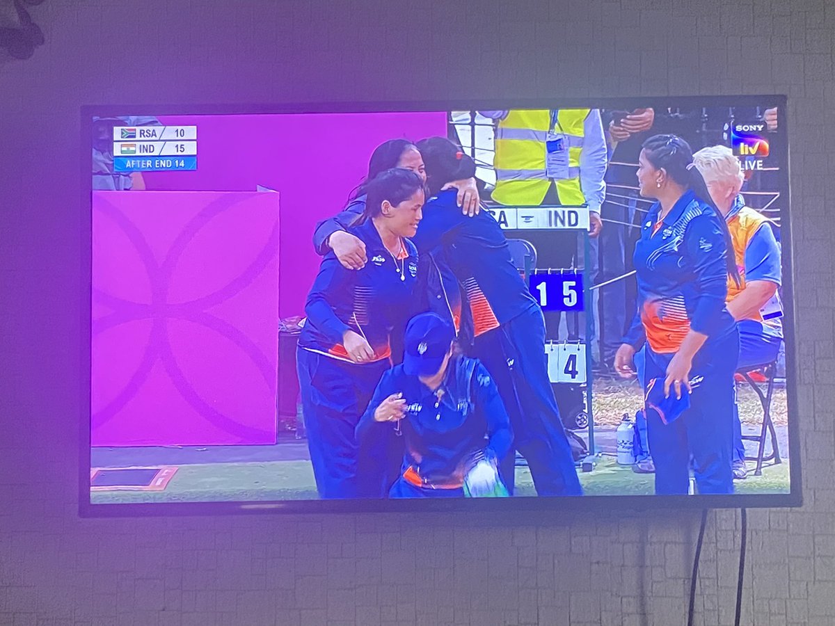 rautchetan's tweet photo. #RuknaNahiHaiCheer first ever lawn bowls gold to India. This is an amazing achievement !! Congratulations to the winning team!! #CommonwealthGames https://t.co/er9KXd3MmI