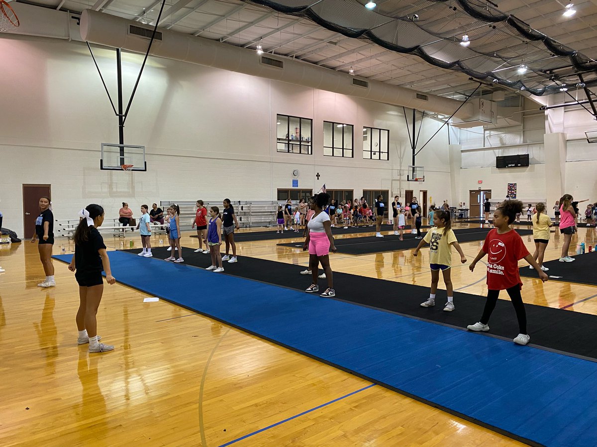 mercy_cheer's tweet photo. We had a wonderful time at our Junior Jag Clinic last night and can’t wait to do it again tonight! https://t.co/E9fgmI4P1e