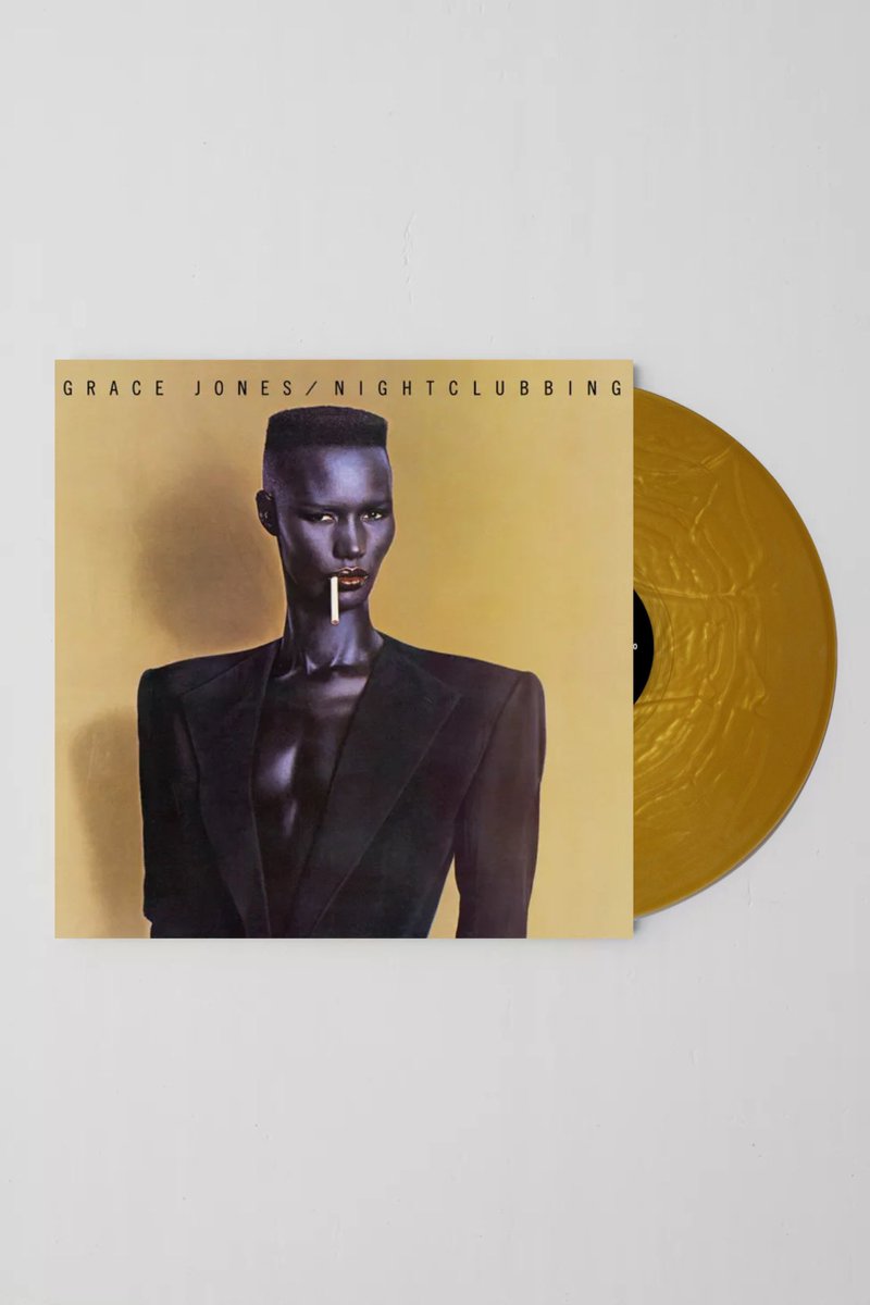 jackmockups's tweet photo. grace jones - nightclubbing on gold nugget vinyl https://t.co/TusuxMlGLv