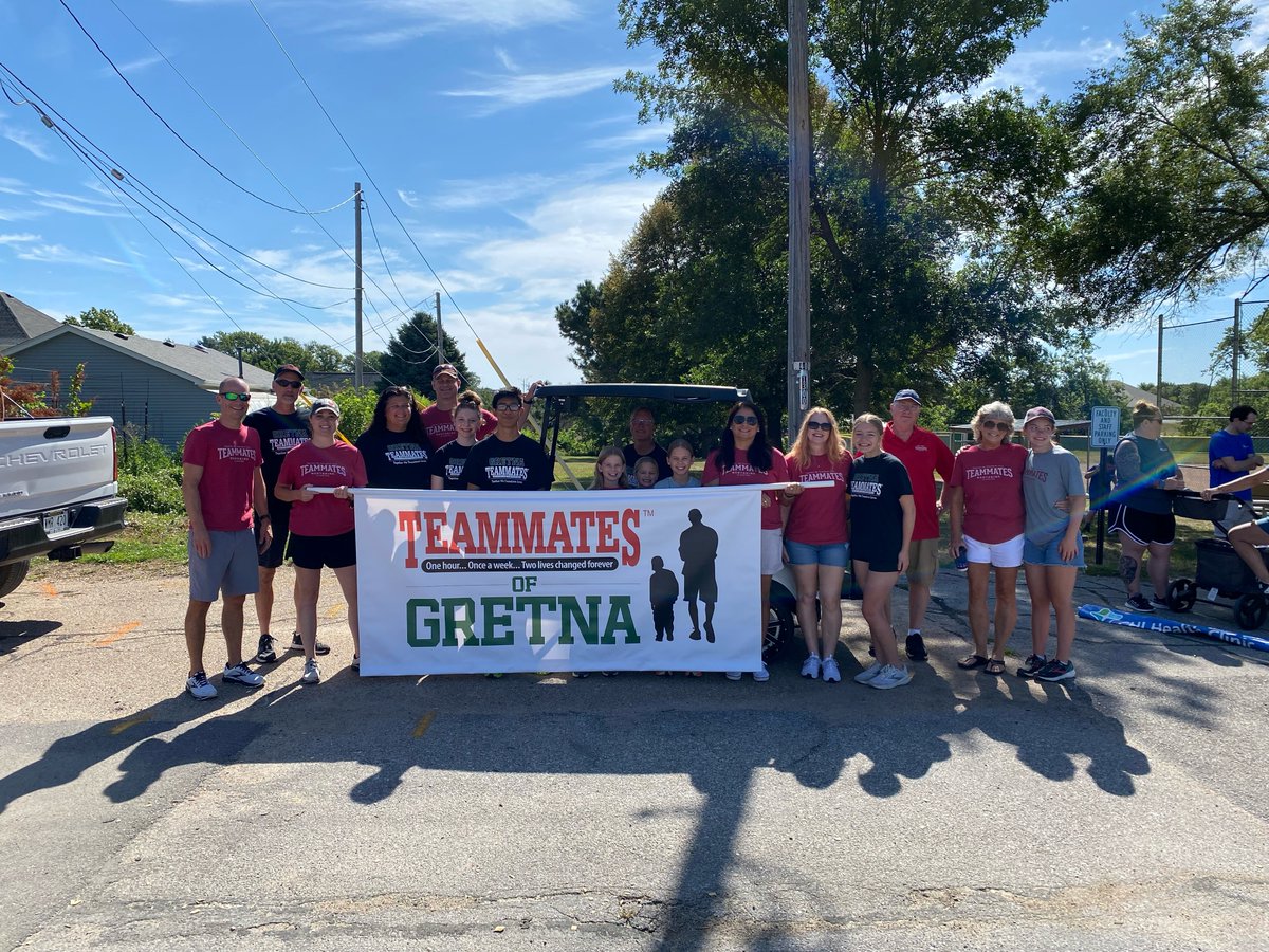 Check out this banner we did for the Gretna days parade for the Teammates of Gretna!