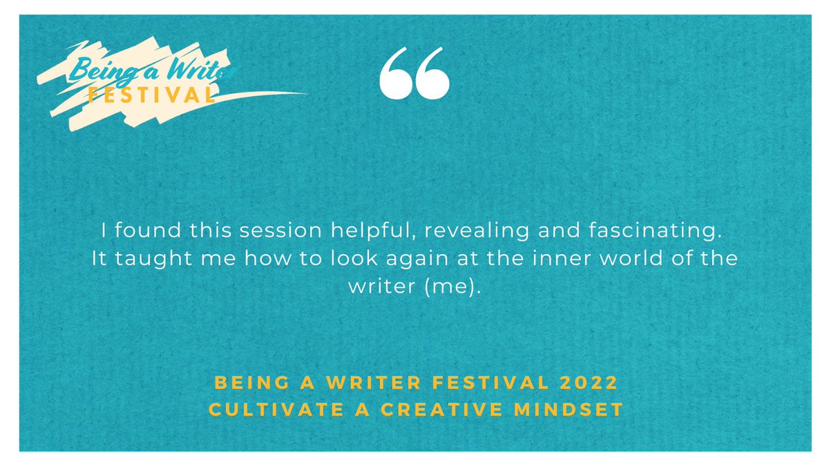 TLCUK's tweet photo. Have you ever wished you could be more creative?

Our #BAWFest was full of sessions and talks exploring ways to be a writer, be creative and be well. 

Catch up on the highlights with a Digital Ticket that lets you watch on demand, until 21 August.

https://t.co/v8eFfFaHmo https://t.co/6ZnhmuzmZe