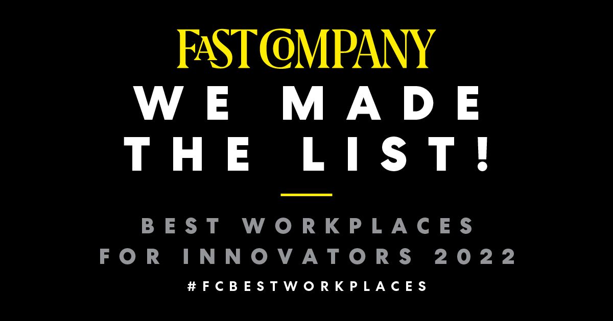 dashlane's tweet photo. 🎉  We knew it! Dashlane is one of @FastCompany’s Best Workplaces for Innovators 2022! We're the only password manager to make the list, we might add 😉 A huge congratulations &amp; thank you to everyone on our team. 
See the full list here: https://t.co/xVRJYckdiK
#FCBestWorkplaces https://t.co/eykHXSXtqa