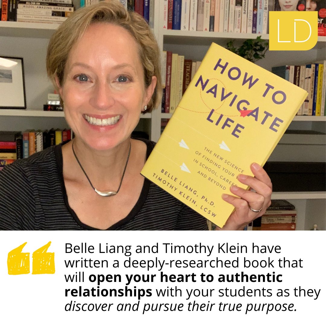 LDamour's tweet photo. This is the book that parents and mentors have been waiting for! Out TODAY - How to Navigate Life: The New Science of Finding Your Way in School, Career, and Beyond - by @drBelleLiang and Timothy Klein. https://t.co/vHoS1BHwap