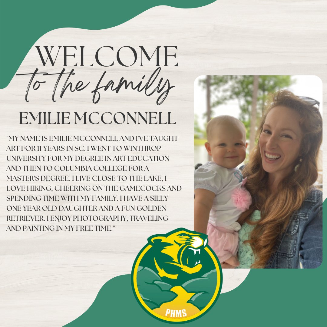 PHMSCougars's tweet photo. πππWelcome to the PHMS family! πππ
Sarah Wright
Melanie Jackson
Emilie McConnell
#PHcougarPRIDE #GoCougars https://t.co/qvlbj4rcat