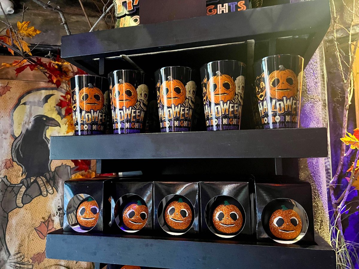 OrlandoInformer's tweet photo. Lil' Boo is back in a BIG way for #HHN31! The beloved jack-o-lantern is featured on tons of new merchandise at All Hallows Eve Boutique. 🎃 https://t.co/cCXjA17dNU
