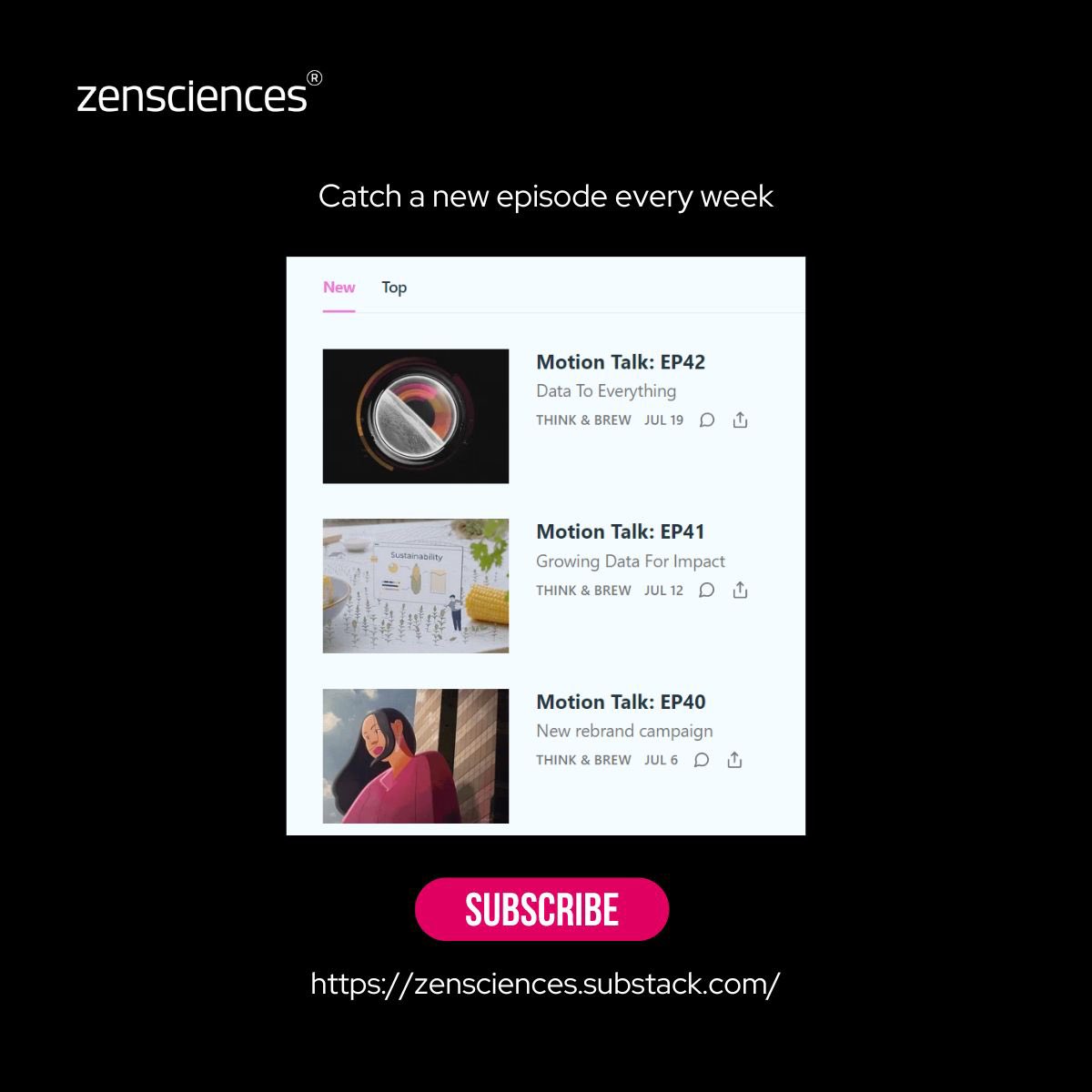 zensciences's tweet photo. Next up, the video team! Motion Talk is an internal session launched to explore and learn from the world of video. Each week we roll out a newsletter with highlights from the session, and now you can subscribe to it too! Video junkies, this one’s for you - https://t.co/W7dATdHliY https://t.co/PMAxOWeroG