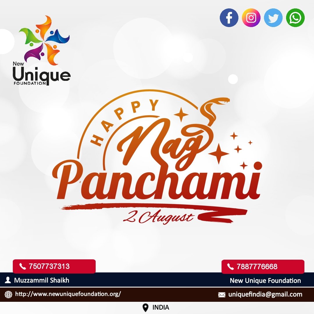 Happy Nag Panchami
From
Muzzammil Shaikh

#muzzammilshaikh #Facebook #panchami #happy #indian #traditional #day #BinibiningPilipinas2022 #Twitter #NagPanchami #Nagpanchami2022 #NagPanchmi #NagaPanchami #nagpanchmi2022 #NagaChaitanya