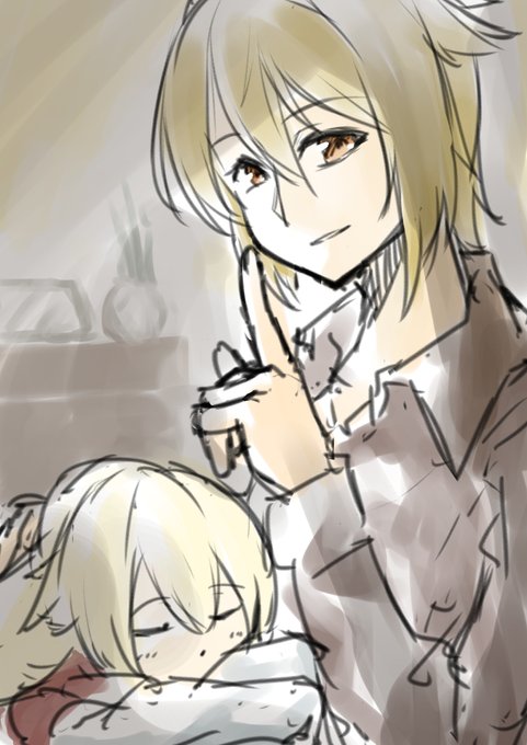 @PixivF_TL 「遊び疲れちゃったみたいだ、このまま寝かせてあげよう」 