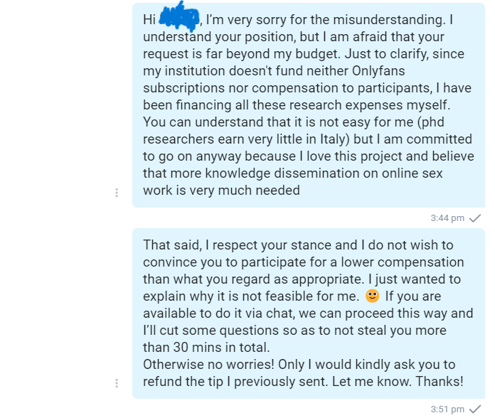 No reply :/

How to support research participants without ending up in poverty?

 #onlyfans #platform #ethnography
