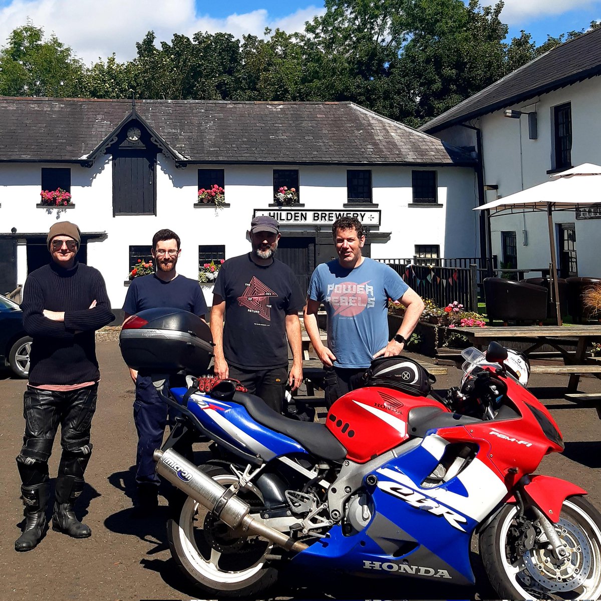 QuareSwally's tweet photo. Breweries 18-21 on the marathon NI brewery bike tour. 
2 days. 30 NI breweries. 400 miles.
@Whitewaterbeer Castlewellan
@hildenbrewery Lisburn
Black Mountain at @thespeckled_hen Milltown
@nornnorn Derriaghy
The sun's still shining! 🤩🤩
More details here
https://t.co/RwkhLk6gL2 https://t.co/94BwBD5I7d