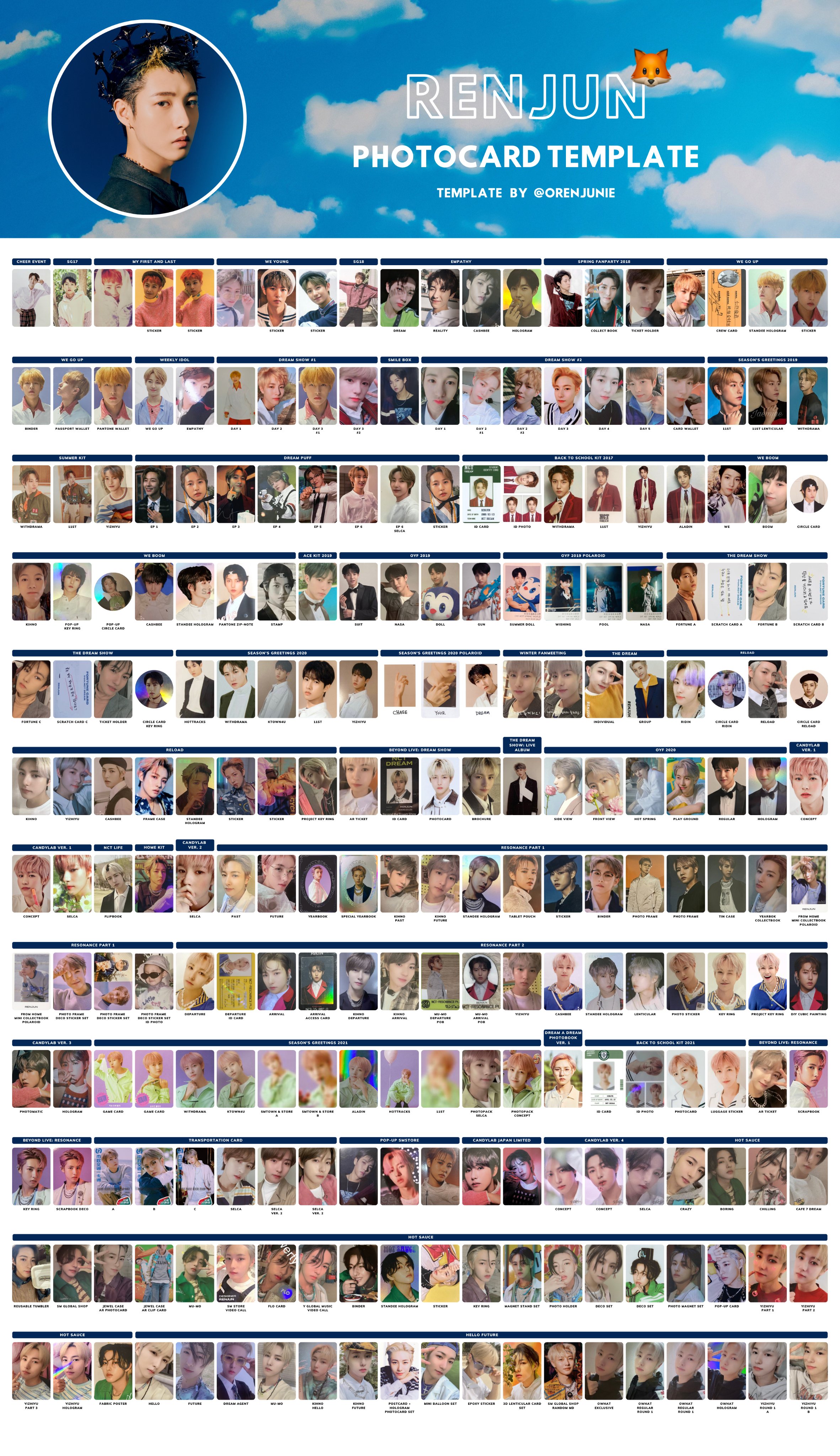 NCT DREAM ロンジュン RENJUN トレカ 66枚 まとめ売り NCT DREAM ロンジュン グッズ トレカ まとめ売り - メルカリ