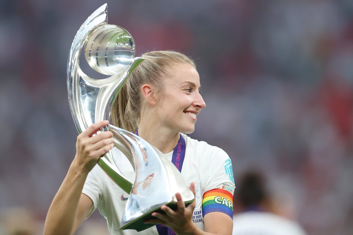 Congratulations to <a href="/bmeado9/">Beth Mead MBE</a>, <a href="/leahcwilliamson/">Leah Williamson</a>, <a href="/keira_walsh/">Keira Walsh</a> and Mary Earps, who have all been named in the #WEURO2022 Team of the Tournament!
