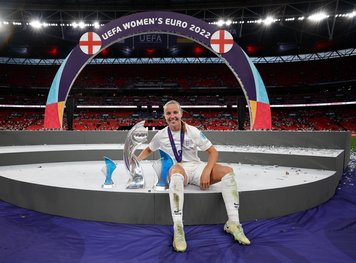 Lionesses's tweet photo. Congratulations to @bmeado9, @leahcwilliamson, @keira_walsh and Mary Earps, who have all been named in the #WEURO2022 Team of the Tournament! https://t.co/1rLZgqHSC1