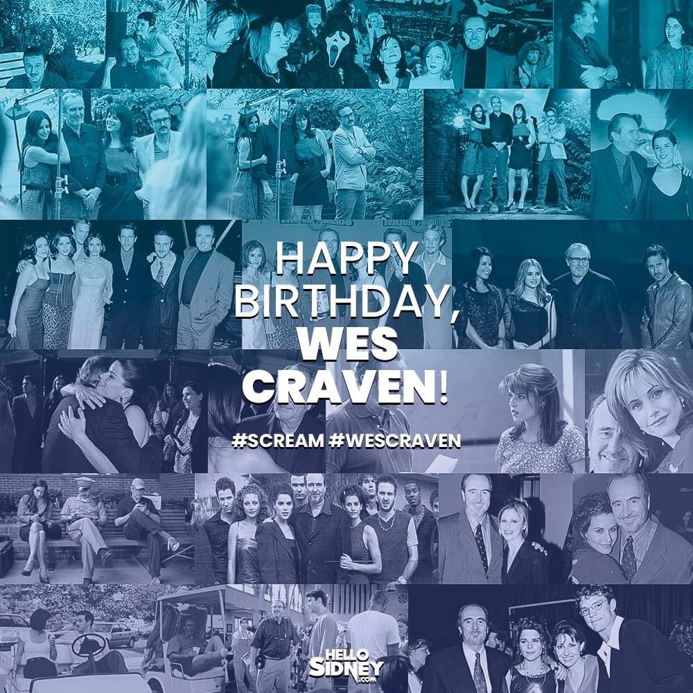 Happy Birthday to the Master of Horror Wes Craven!   