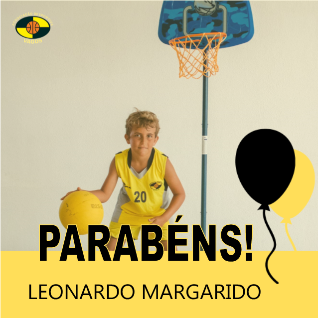 🎂 DIA DE ANIVERSARIO 🎂

Pára tudo! Porque a
nosso LEONARDO dos
SUB 12, faz 11 anos hoje, ⛹️‍♀️🏀
💛🖤
PARABÉNS LEONARDO, 🥰
Um dia muito FELIZ para ti.

#advagos
@municipiovagos
#advagosomosnos