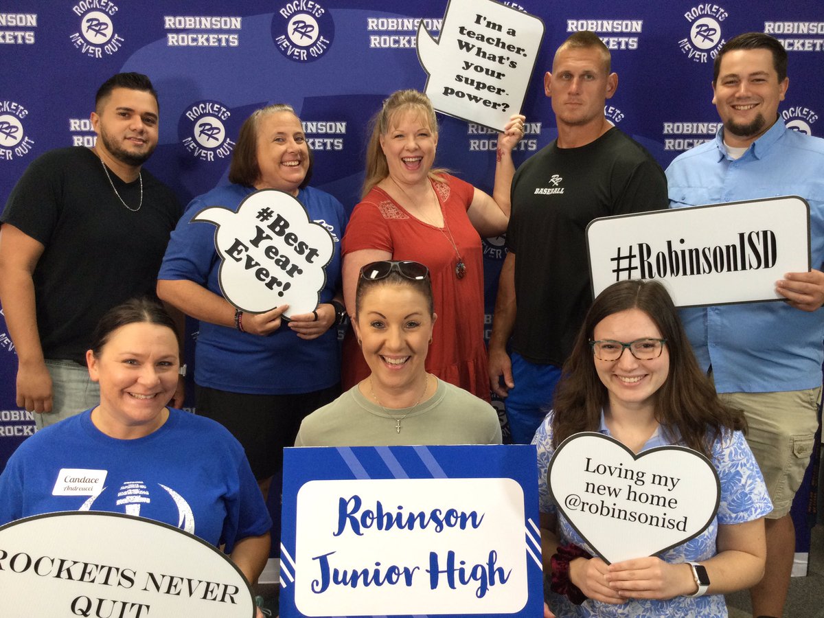 New Staff Orientation 2022. #RobinsonISD