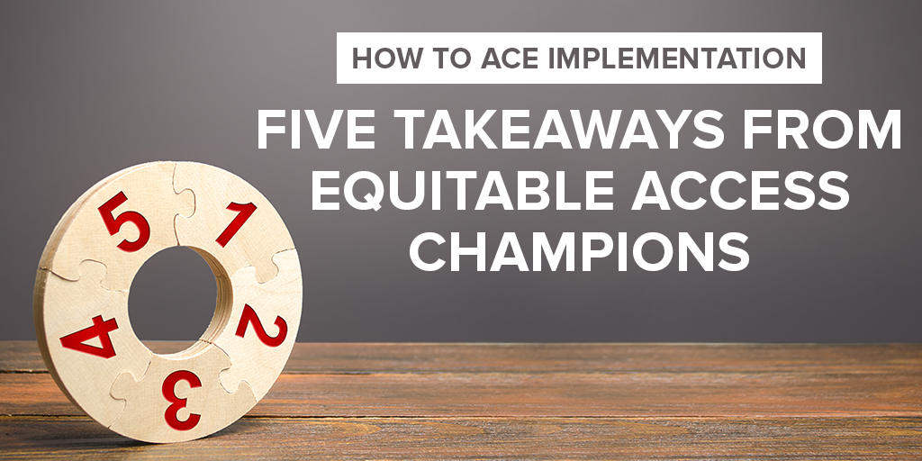 Ace equitable access implementation on your campus with these 5 takeaways from <a href="/FIU/">FIU</a> and <a href="/ncatsuaggies/">North Carolina A&T</a>. These leaders championed BNC’s First Day Complete on their campuses. bit.ly/3bdkbsT