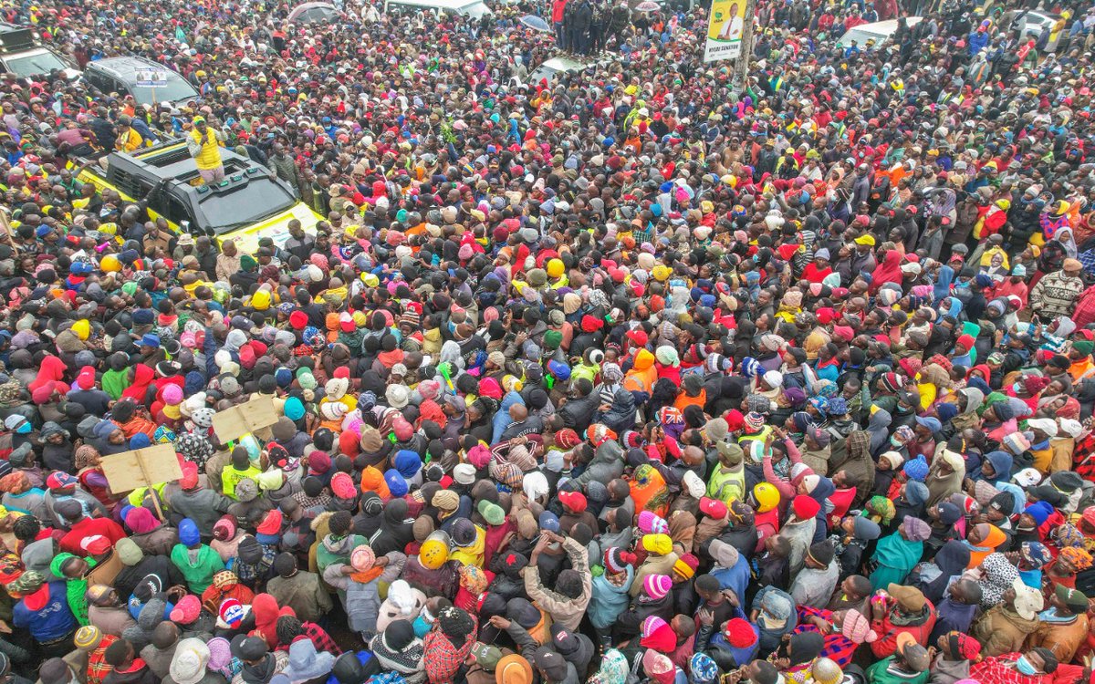 There is no unga in any shop/supermarket, leave alone the one they promised to retail at Ksh 100. Can you trust them? End state capture on August 9. Vote for William Ruto.