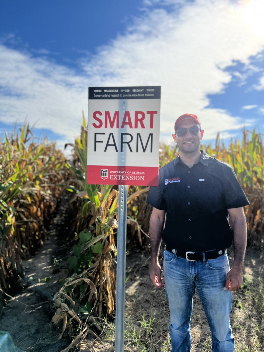 What better way to celebrate 2 years in this awesome job than meeting people and sharing #precisionag #agtech #SMARTfarm research at the Expo Field day. We will be here until noon so make sure to stop by the Precision Ag booth #stop14!! <a href="/UGAExtension/">UGA Extension</a> #bestjob #expofieldday