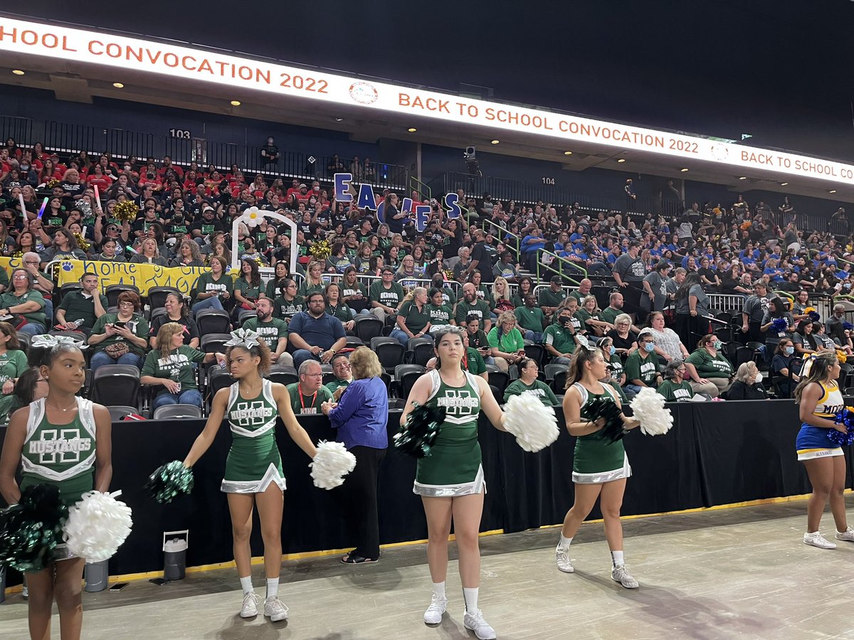 Love the excitement at Convocation! Keep showing us your spirit!#WeAreCCISD