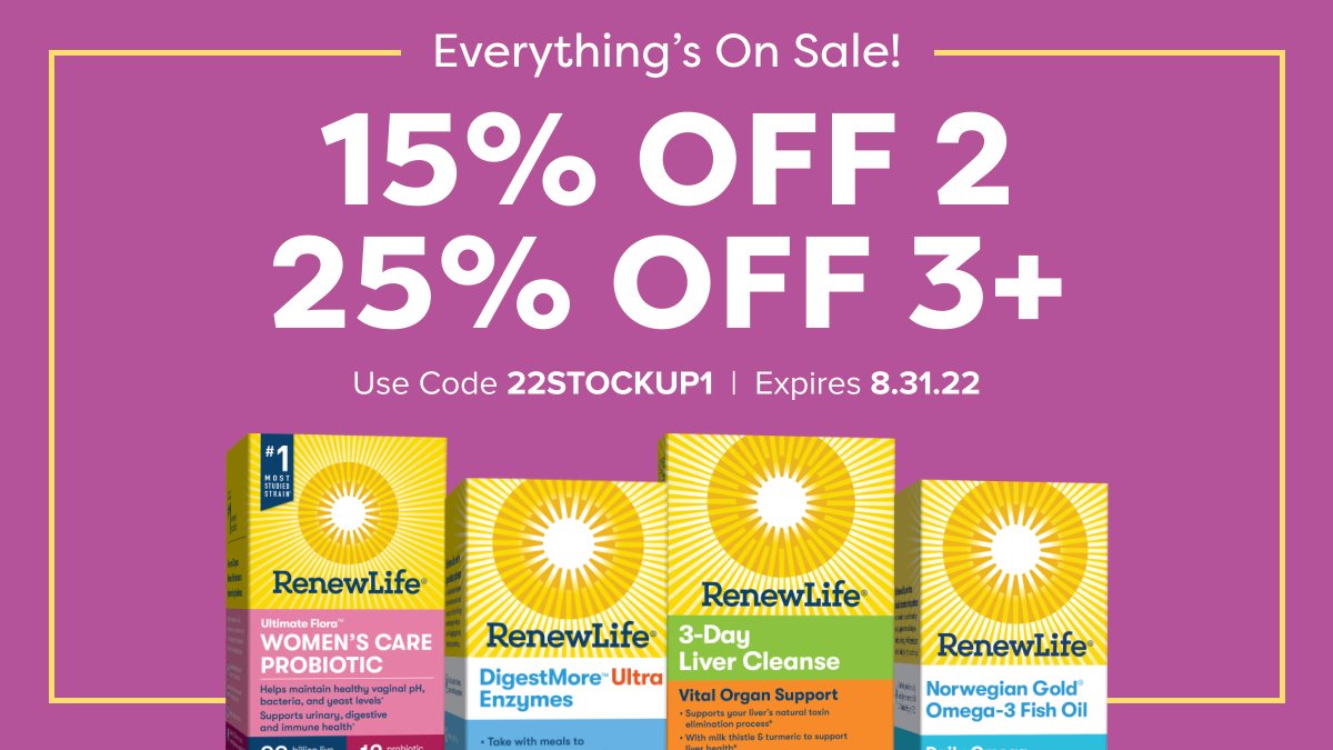 Renew Life Probiotics tweet media