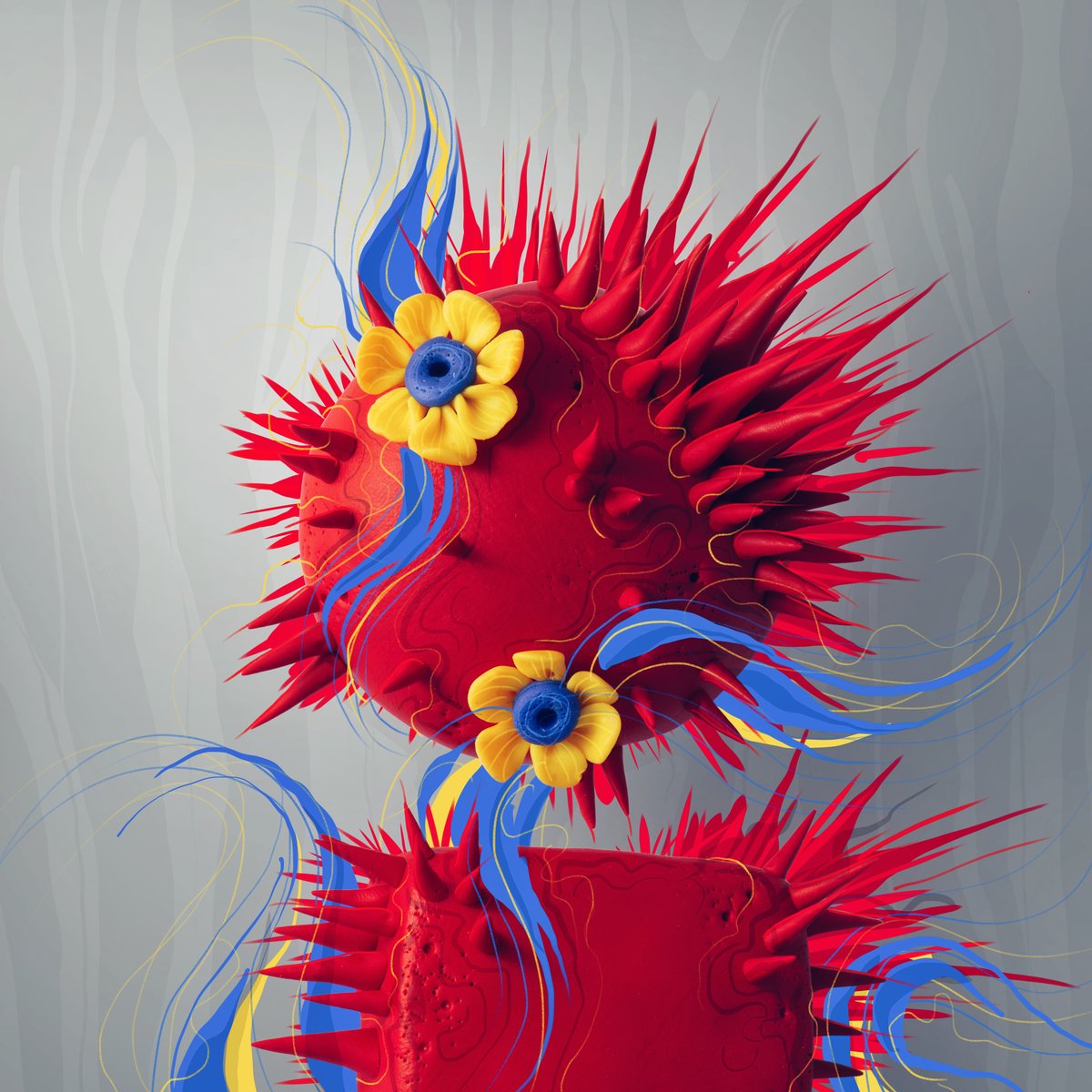 Are yall ready for our next Signature Collection auctions? Here's the 1st of the 2 pieces being auctioned! <a href="/novemberkind/">Larissa Honsek</a> is flawless w/ her art!

Auctions start at 9am ET, Sat, August 6. 100% of proceeds go to <a href="/projecthopeorg/">Project HOPE</a> to support Ukrainian refugee relief. 

#Ukraine #NFTs