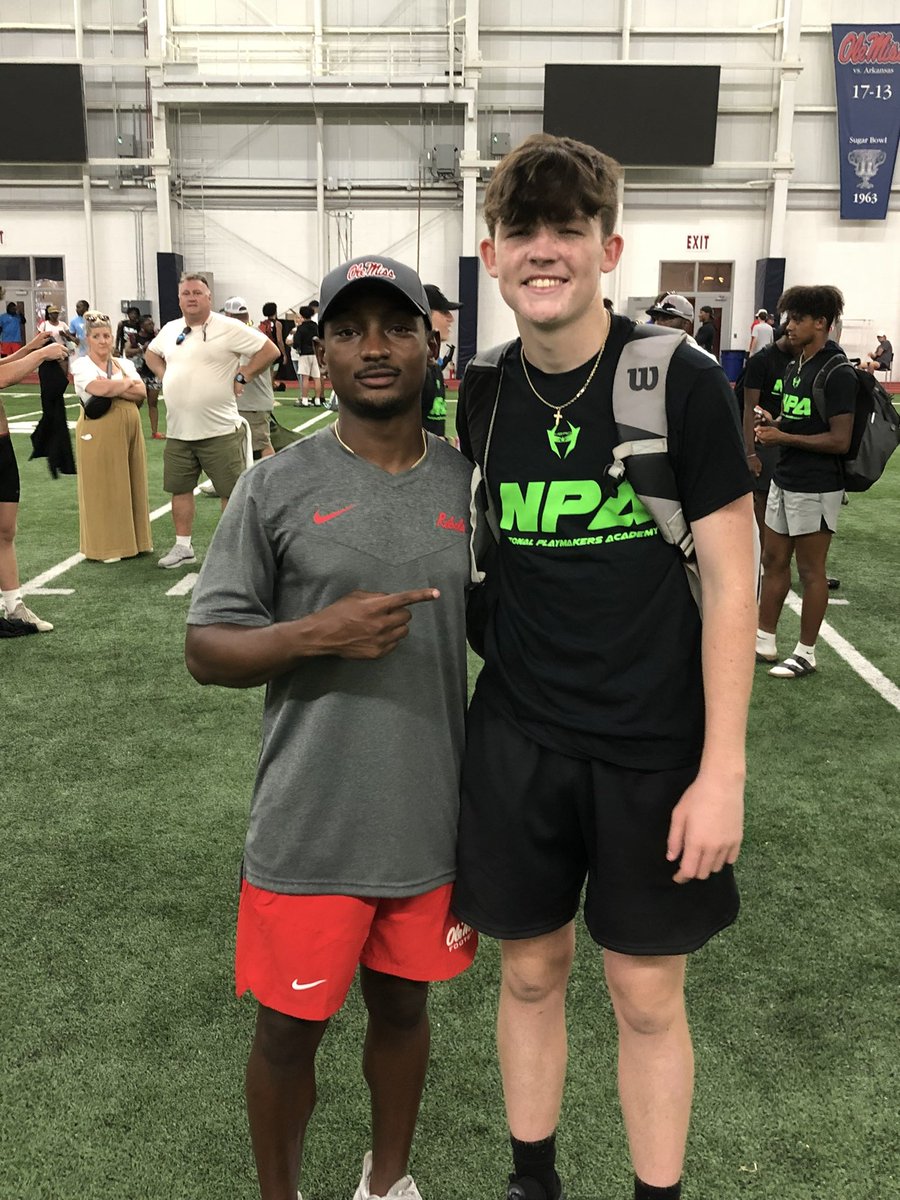 Briggs Cherry 2026 QB (@briggscherry3) on Twitter photo After a great camp, I am blessed to receive an SEC offer from <a href="/OleMissFB/">Ole Miss Football</a>. <a href="/Lane_Kiffin/">Lane Kiffin</a> <a href="/CoachJoc4/">Coach Joc</a> <a href="/NCEC_Recruiting/">NPA</a> <a href="/CSmithScout/">Chris Smith</a> <a href="/NatlPlaymkrsAca/">NatlPlaymkersAcademy</a> <a href="/PennySmith_/">Smith</a> <a href="/ScottSemp/">Elite QB Training</a> <a href="/KCIrishFootball/">Knoxville Catholic Football</a> <a href="/CoachMobbs/">Coach Mobbs</a> <a href="/ErikAinge3/">Erik Ainge</a> <a href="/5StarPreps/">5Star Preps</a> <a href="/QBHitList/">QBHitList.com</a> After a great camp, I am blessed to receive an SEC offer from <a href="/OleMissFB/">Ole Miss Football</a>. <a href="/Lane_Kiffin/">Lane Kiffin</a> <a href="/CoachJoc4/">Coach Joc</a> <a href="/NCEC_Recruiting/">NPA</a> <a href="/CSmithScout/">Chris Smith</a> <a href="/NatlPlaymkrsAca/">NatlPlaymkersAcademy</a> <a href="/PennySmith_/">Smith</a> <a href="/ScottSemp/">Elite QB Training</a> <a href="/KCIrishFootball/">Knoxville Catholic Football</a> <a href="/CoachMobbs/">Coach Mobbs</a> <a href="/ErikAinge3/">Erik Ainge</a> <a href="/5StarPreps/">5Star Preps</a> <a href="/QBHitList/">QBHitList.com</a>