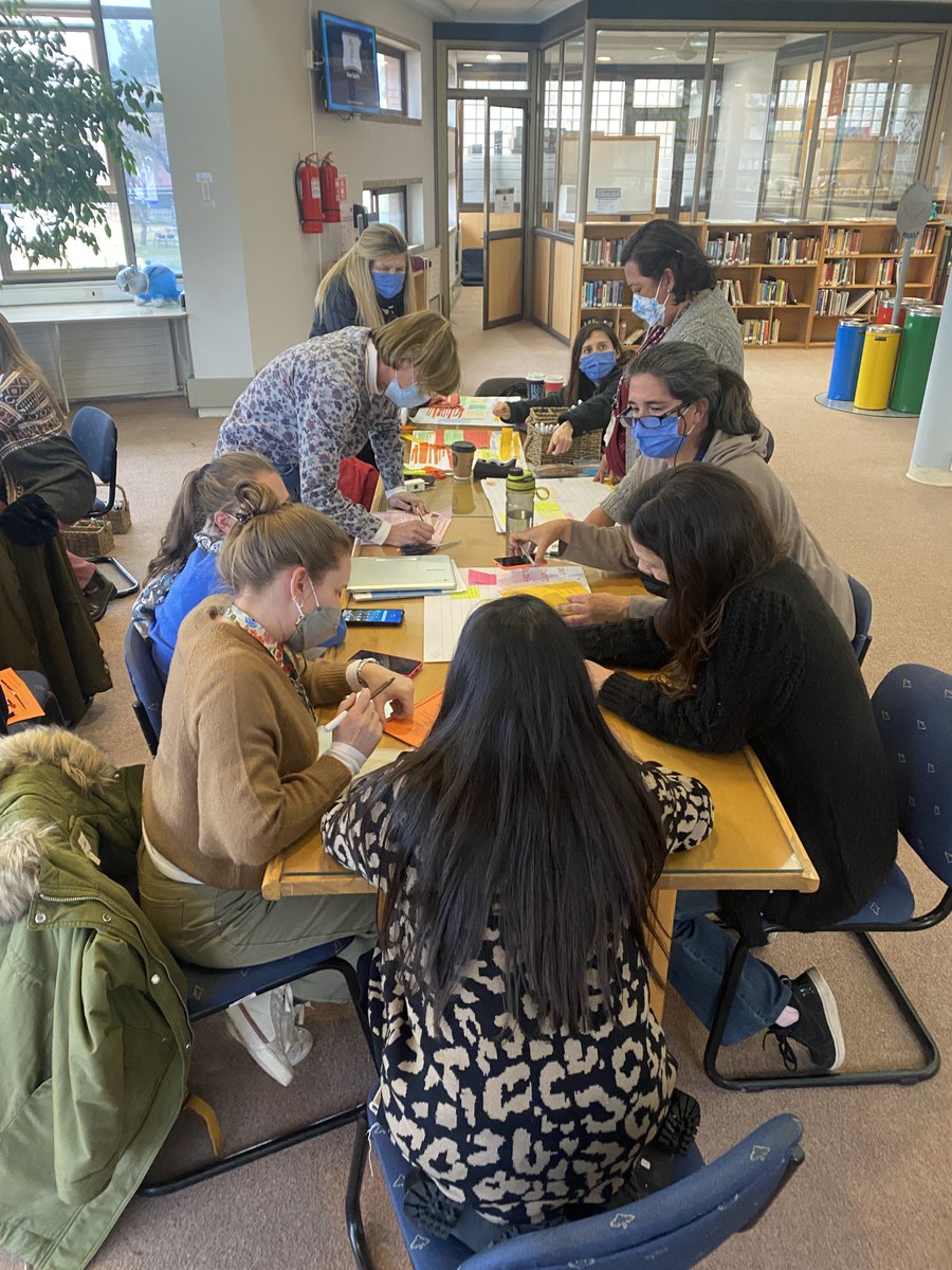 EYS Teachers designing UoI's that:
1. Develop conceptual understanding
2. Connect BIG Ideas &amp; Lines of Inquiry
3. Align vertically and horizontally
4. Ensure a balanced literacy and numeracy approach
5. Connect play &amp; learning to standards
INQUIRY is alive in the EYS! #NidoLearns