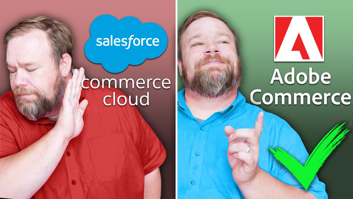 It's Tuesday and we already have another video for you guys. You might have seen our video on Salesforce Commerce. Well, this is 5 Reasons To Choose Adobe Commerce. You should go ahead and watch it now, before you get busy with life and forget us. 

Link bit.ly/3PVopV5🔗
