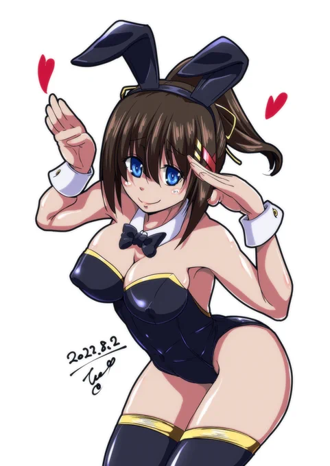 バニーぽにてはやて( ˘ω˘)人
#バニーの日

ぴょんぴょん(「・ω・)「 